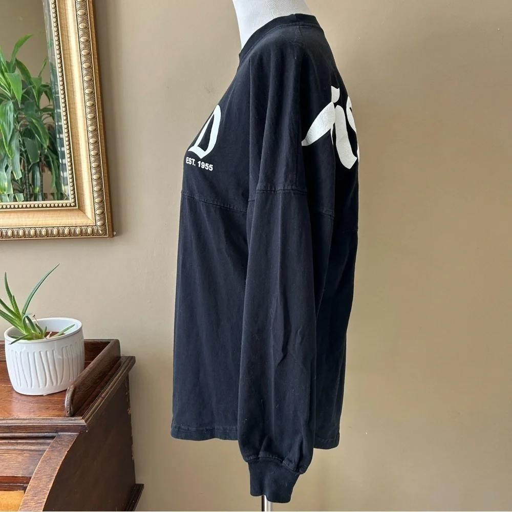 Walt Disney Parks Resort Disneyland Spirit Jersey Sweater Sweatshirt Black XS